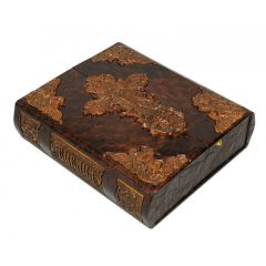 Библия (в коробе иконостас-складень с дер. вставками)